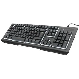 Trust Lito Teclado con 12 Teclas Multimedia y Retroiluminación LED Blanca